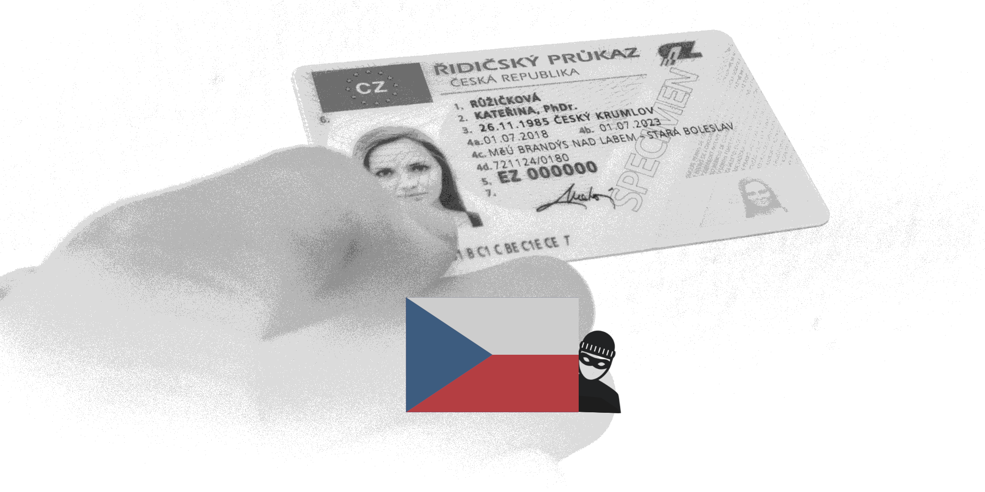 Ztráta, odcizení nebo poškození českého řidičského průkazu