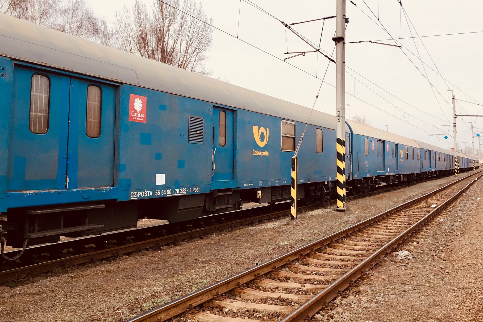 Do Čopu přijel další vlak s humanitární pomocí, přivezl 84 tun materiálu pro Ukrajinu