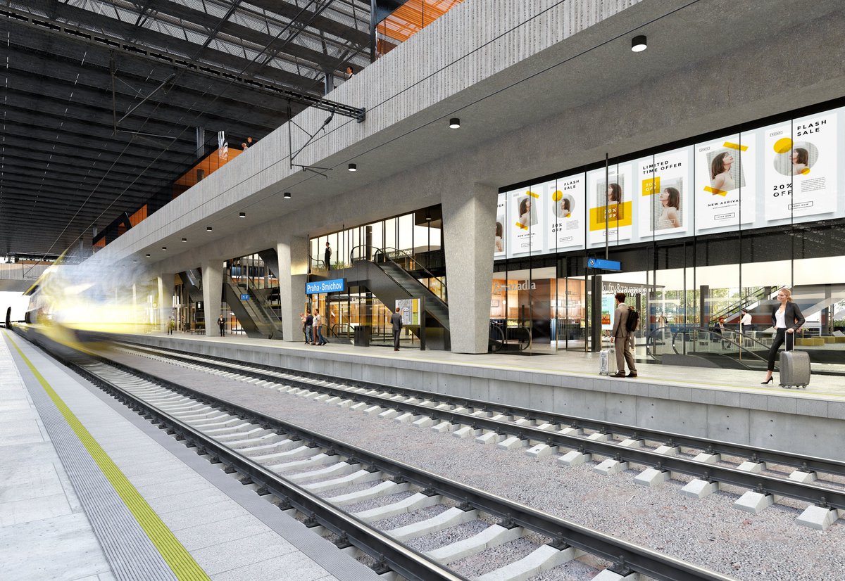 Smíchovské nádraží se kompletně promění