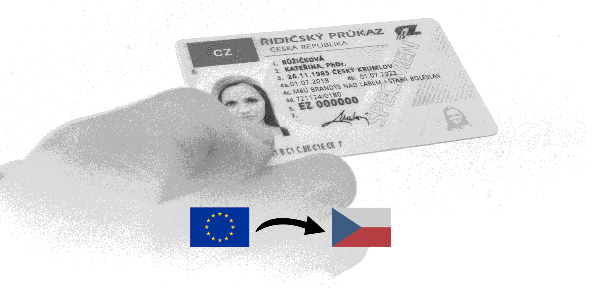 Výměna řidičského průkazu státu EU za český
