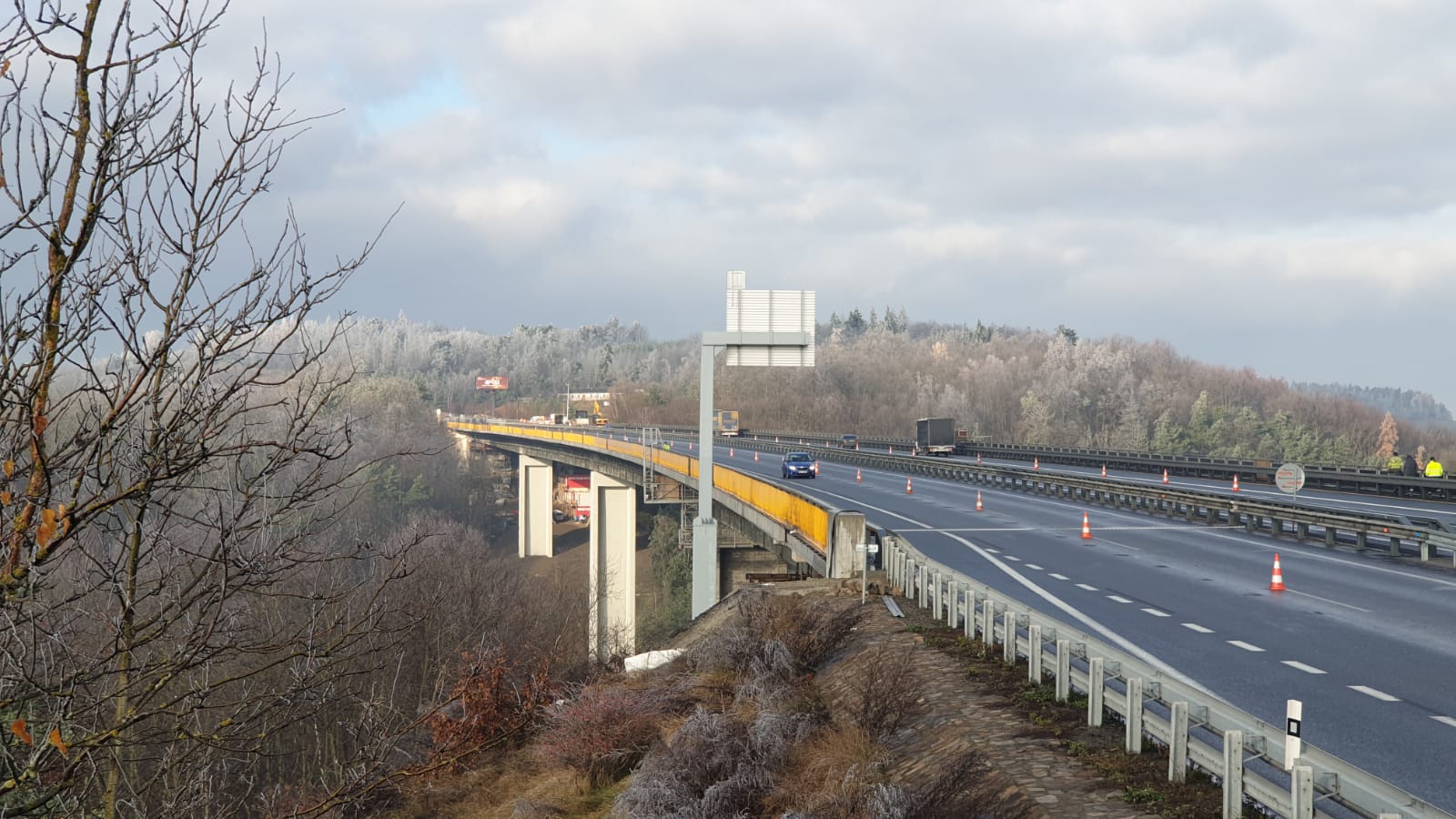 Most Vysočina na D1 je v plném provozu, modernizace u Velkého Meziříčí v neděli skončila